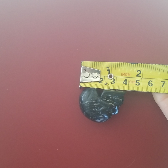 Zebra Jasper Carved Skull - Picture 7 of 8